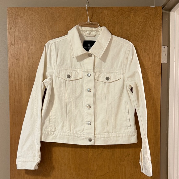 Bagatelle Collection Jackets & Blazers - Bagatelle Collection Off-White Denim Jacket